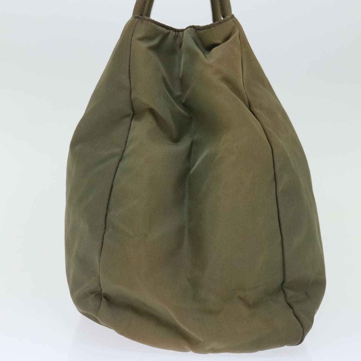 Prada Tessuto Khaki Synthetic Tote Bag (Pre-Owned) Size ONE SIZE - 11 Thumbnail