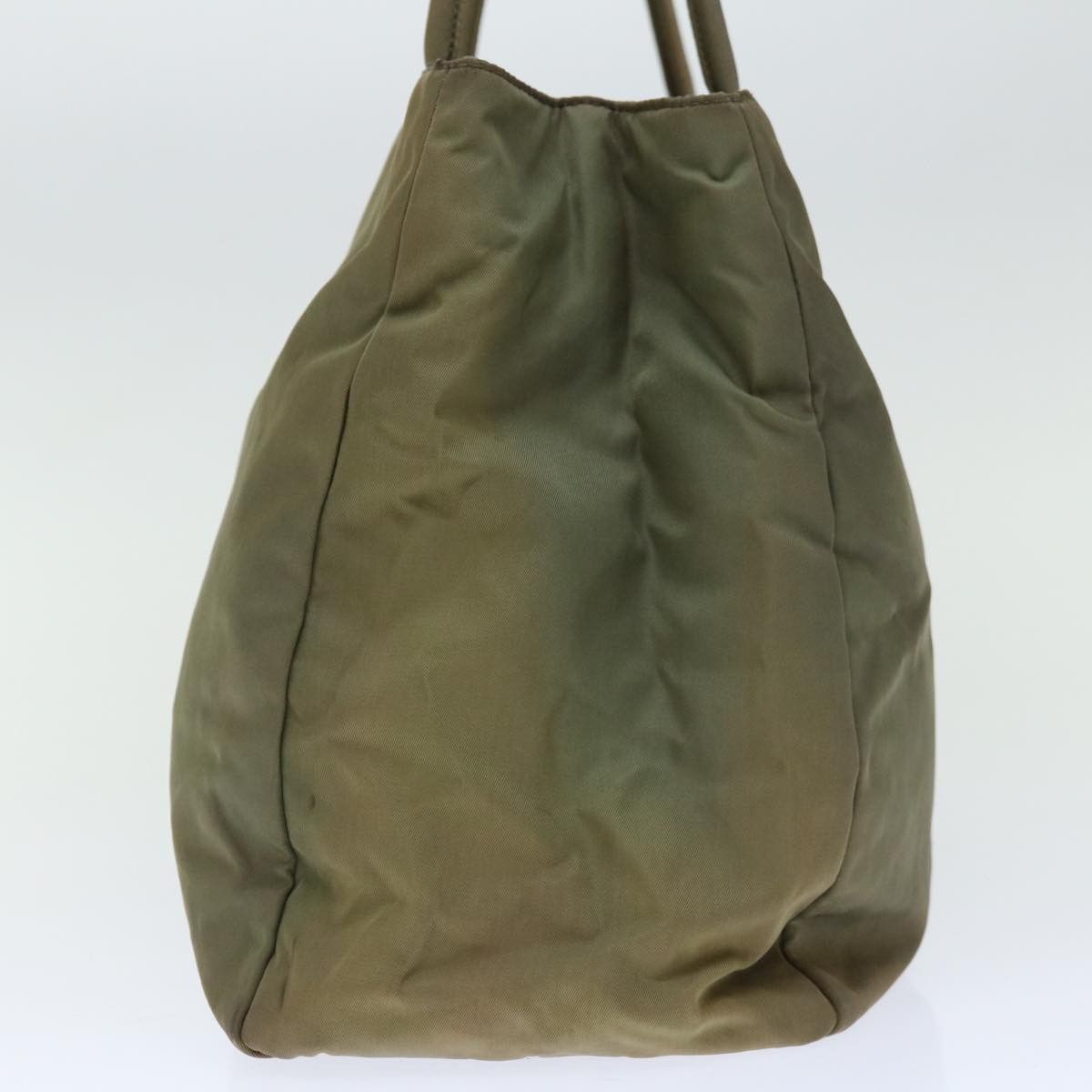 Prada Tessuto Khaki Synthetic Tote Bag (Pre-Owned) Size ONE SIZE - 12 Thumbnail