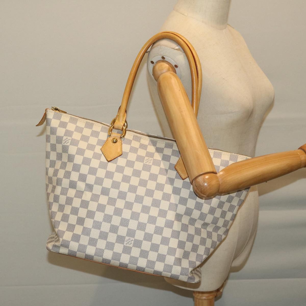 Louis Vuitton Saleya Beige Canvas Tote Bag (Pre-Owned) Size ONE SIZE - 8 Thumbnail