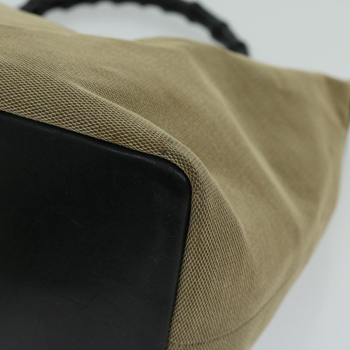Gucci Bamboo Beige Canvas Shoulder Bag (Pre-Owned) Size ONE SIZE - 13 Thumbnail