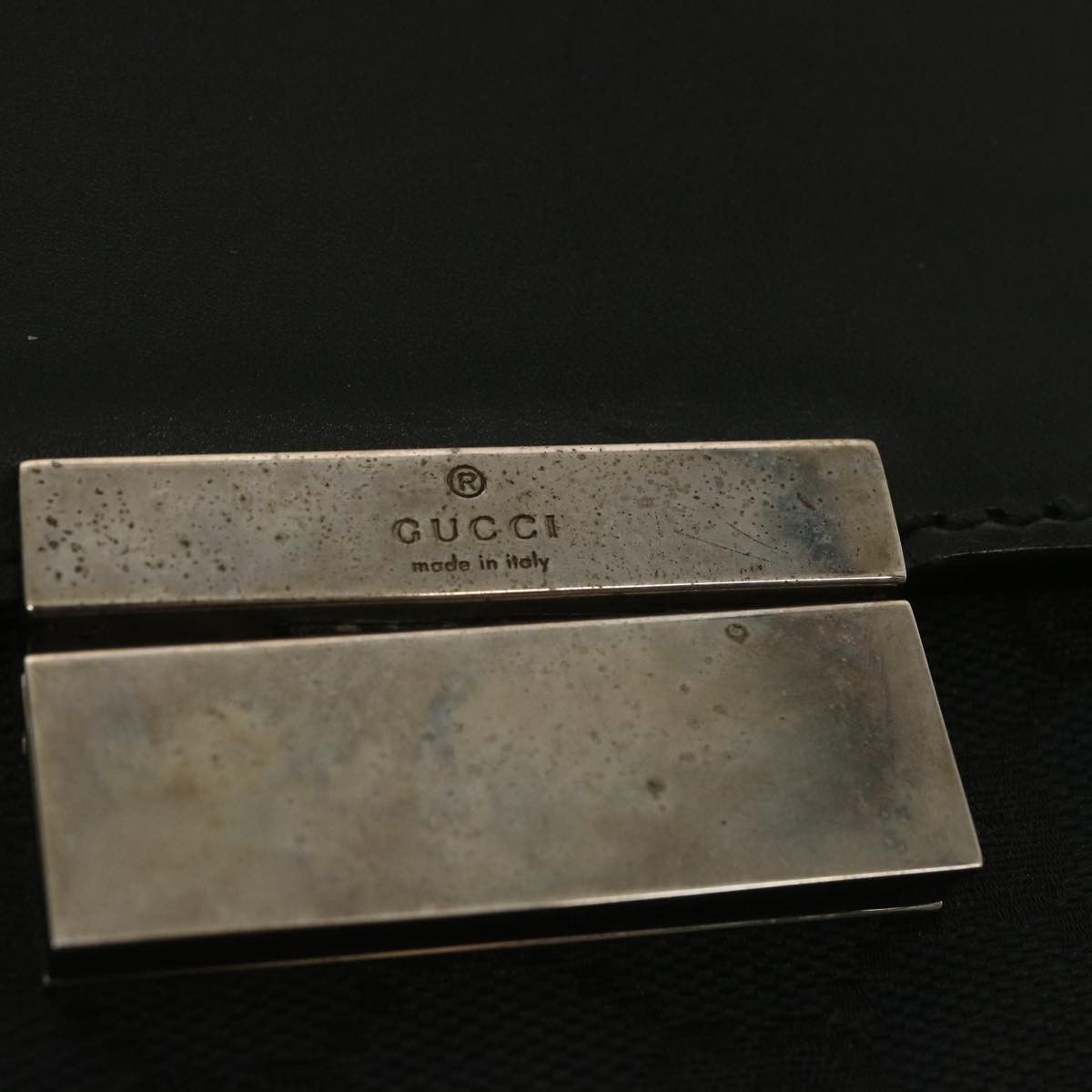 Gucci -- Black Canvas Clutch Bag (Pre-Owned) Size ONE SIZE - 8 Thumbnail