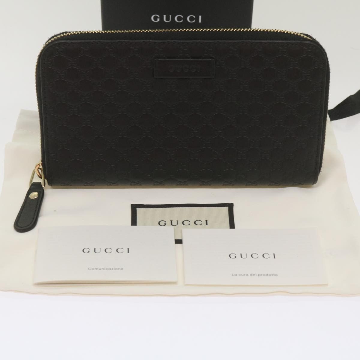 Gucci ssima Black Leather Wallet (Pre-Owned) Size ONE SIZE - 9 Thumbnail