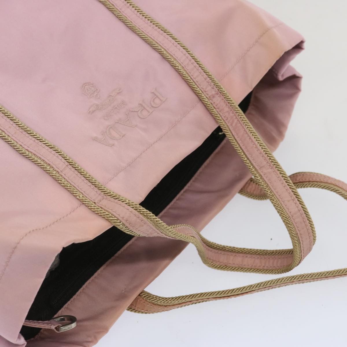 Prada Nappa Antique Pink Synthetic Handbag (Pre-Owned) Size ONE SIZE - 11 Thumbnail