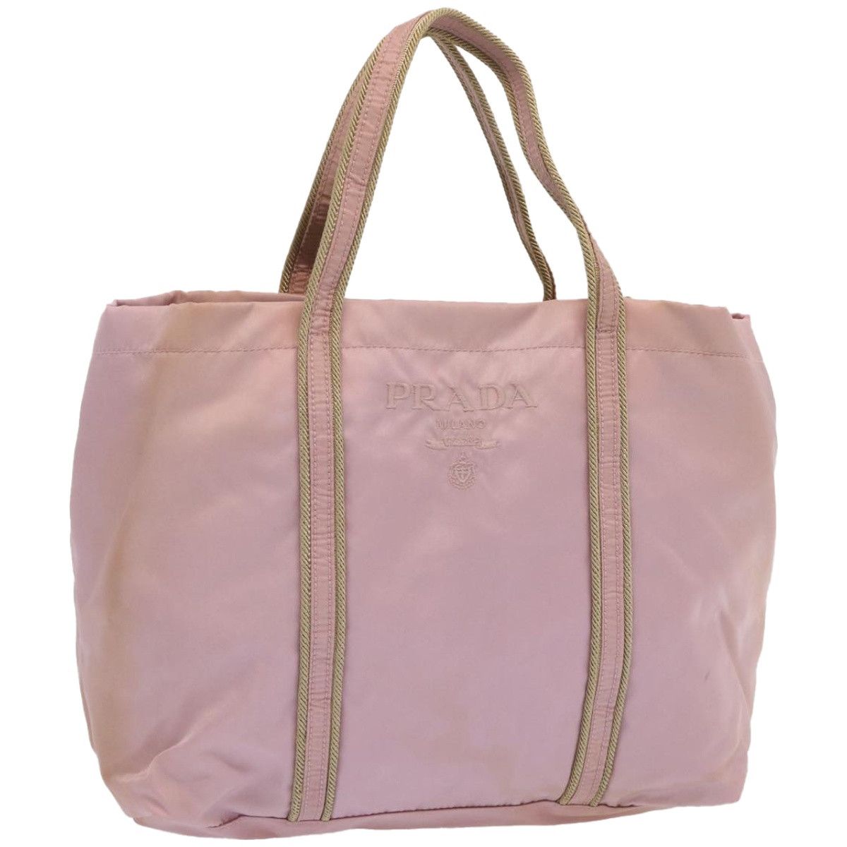 Prada Nappa Antique Pink Synthetic Handbag (Pre-Owned) Size ONE SIZE - 4 Thumbnail