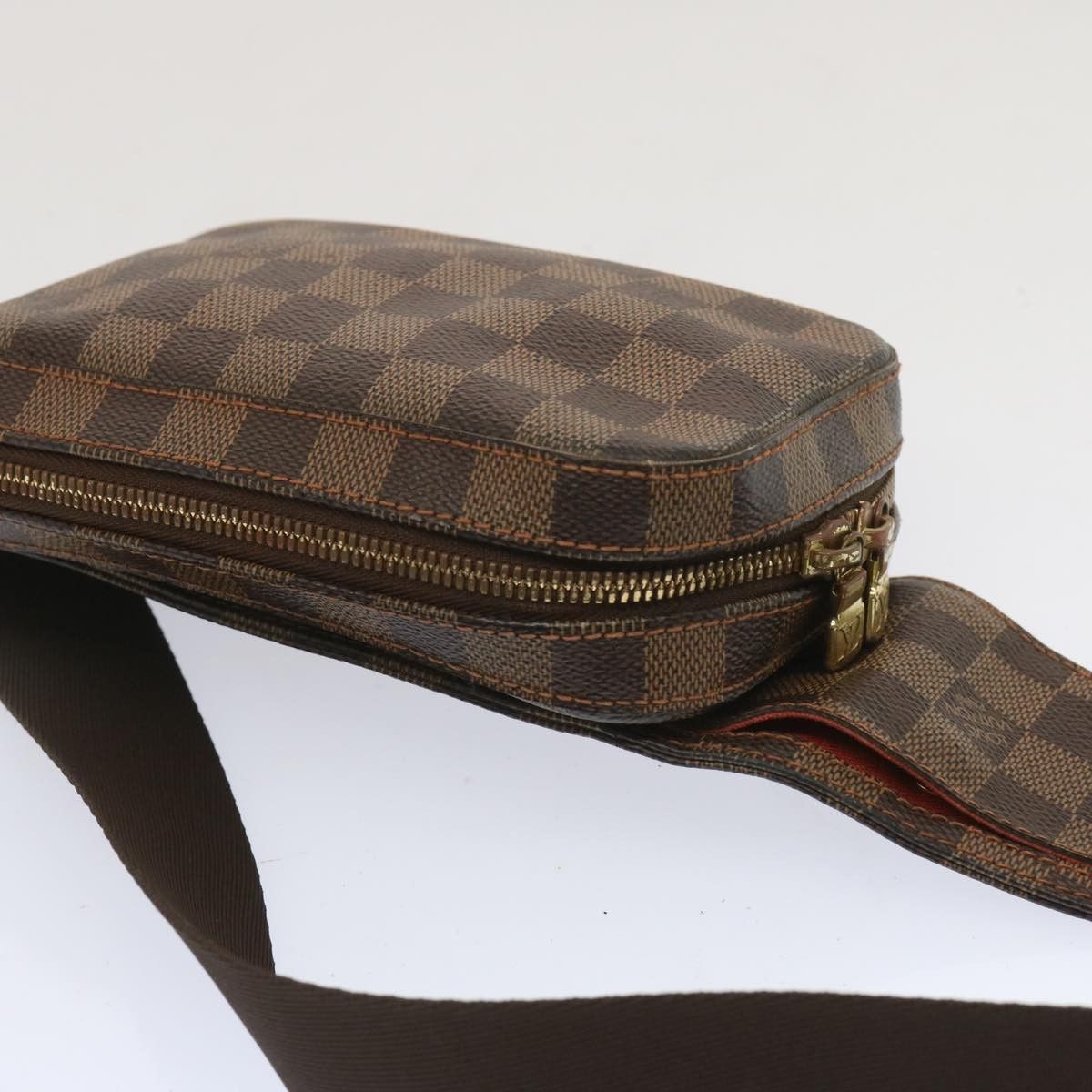 Louis Vuitton Geronimos Brown Canvas Shoulder Bag (Pre-Owned) Size ONE SIZE - 4 Thumbnail