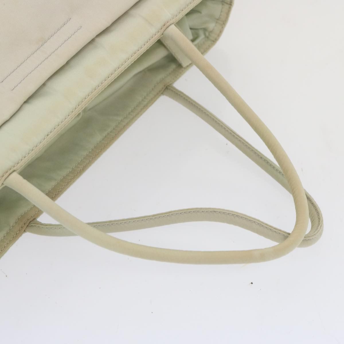 Prada Tessuto White Synthetic Handbag (Pre-Owned) Size ONE SIZE - 12 Thumbnail