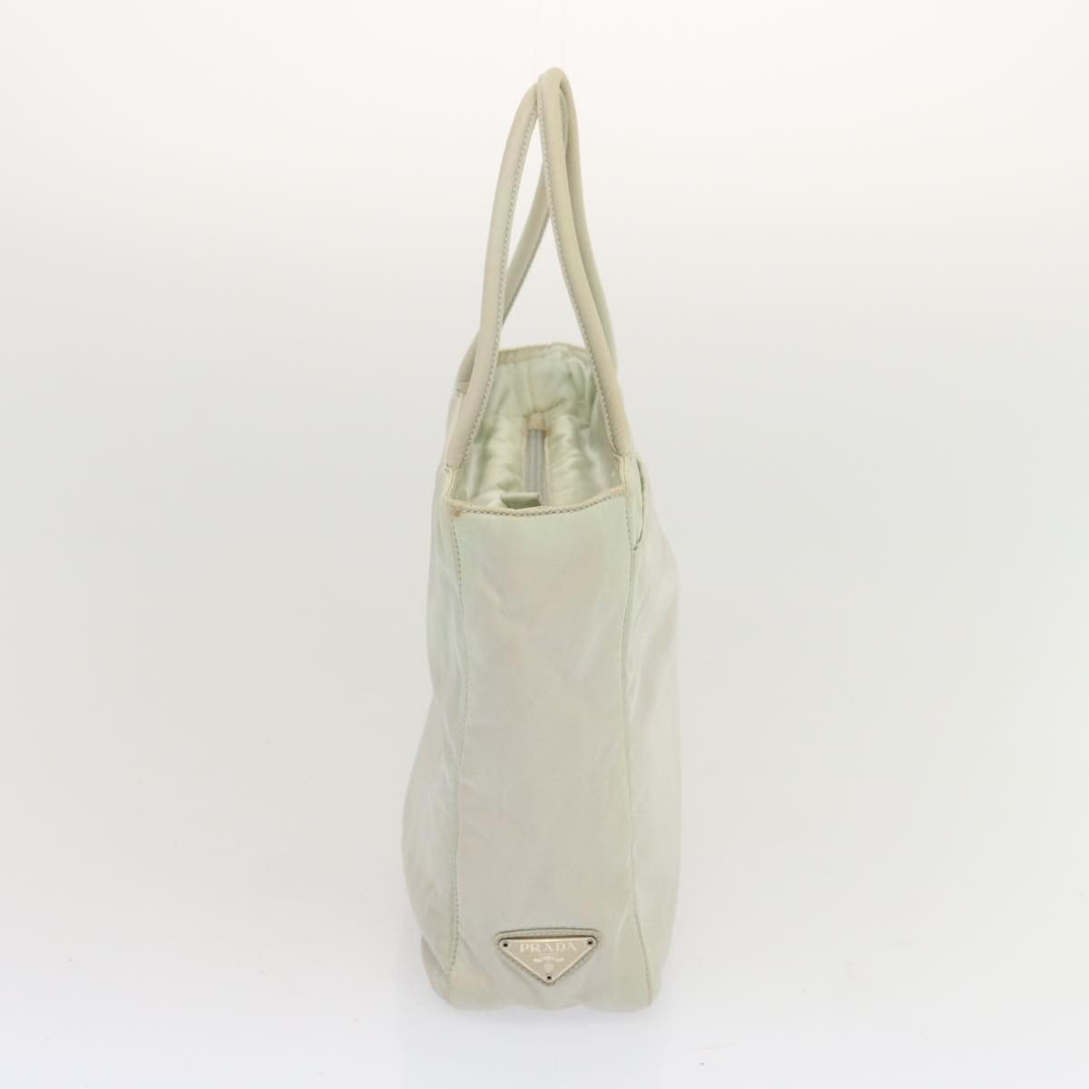 Prada Tessuto White Synthetic Handbag (Pre-Owned) Size ONE SIZE - 10 Thumbnail