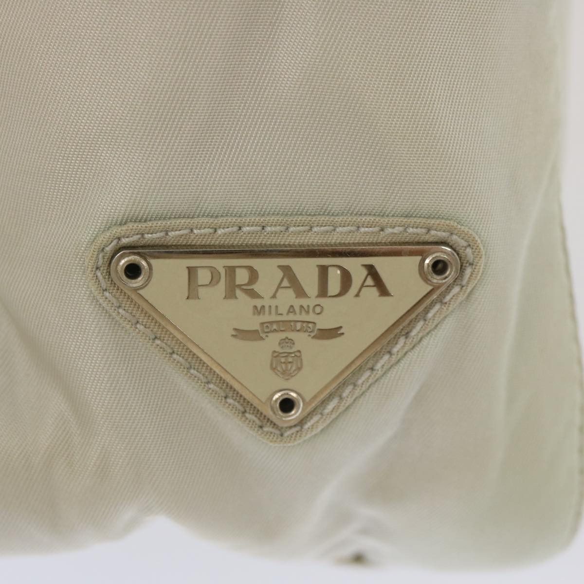 Prada Tessuto White Synthetic Handbag (Pre-Owned) Size ONE SIZE - 9 Thumbnail