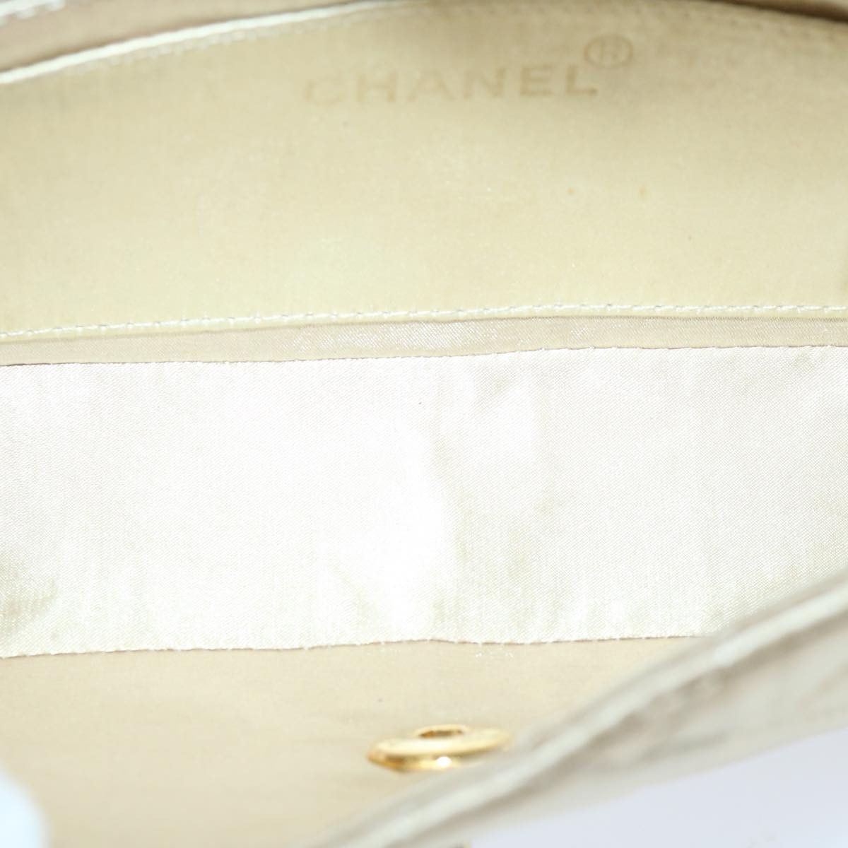 Chanel Diana Beige Silk Shoulder Bag (Pre-Owned) Size ONE SIZE - 6 Thumbnail