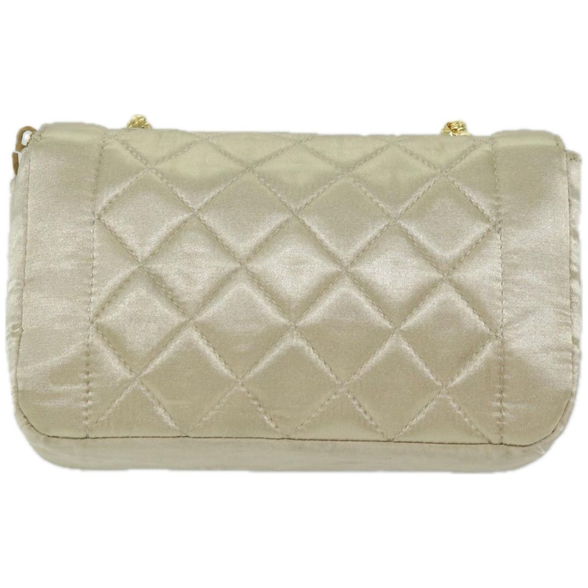 Chanel Diana Beige Silk Shoulder Bag (Pre-Owned) Size ONE SIZE - 2 Thumbnail