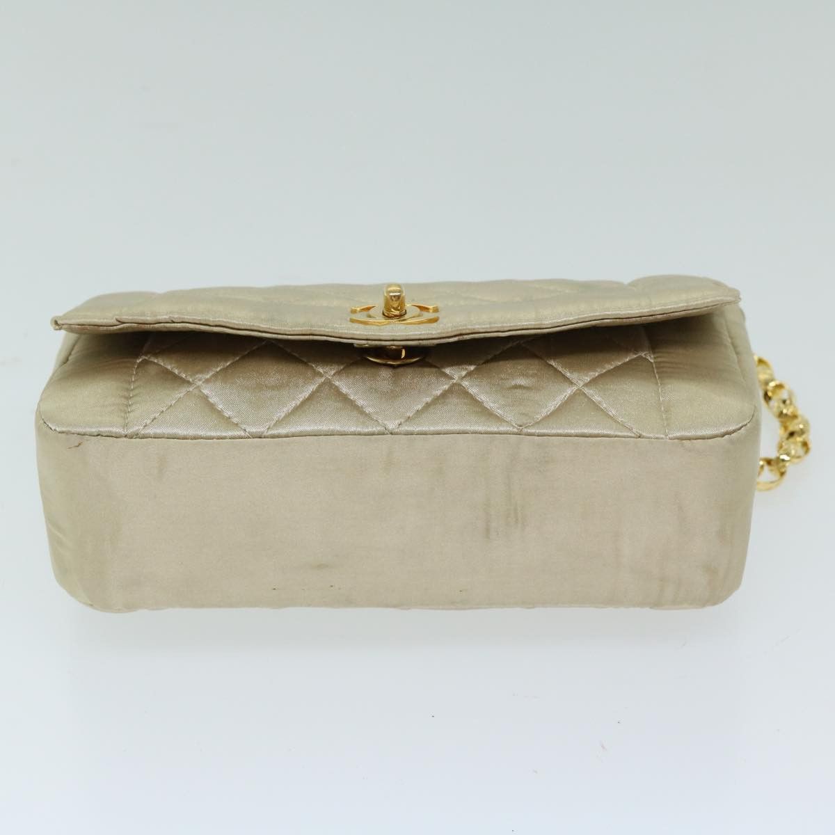 Chanel Diana Beige Silk Shoulder Bag (Pre-Owned) Size ONE SIZE - 4 Thumbnail