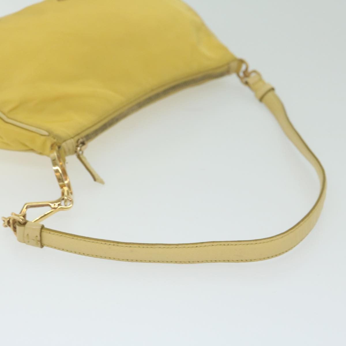 Prada Tessuto Yellow Synthetic Shoulder Bag (Pre-Owned) Size ONE SIZE - 12 Thumbnail