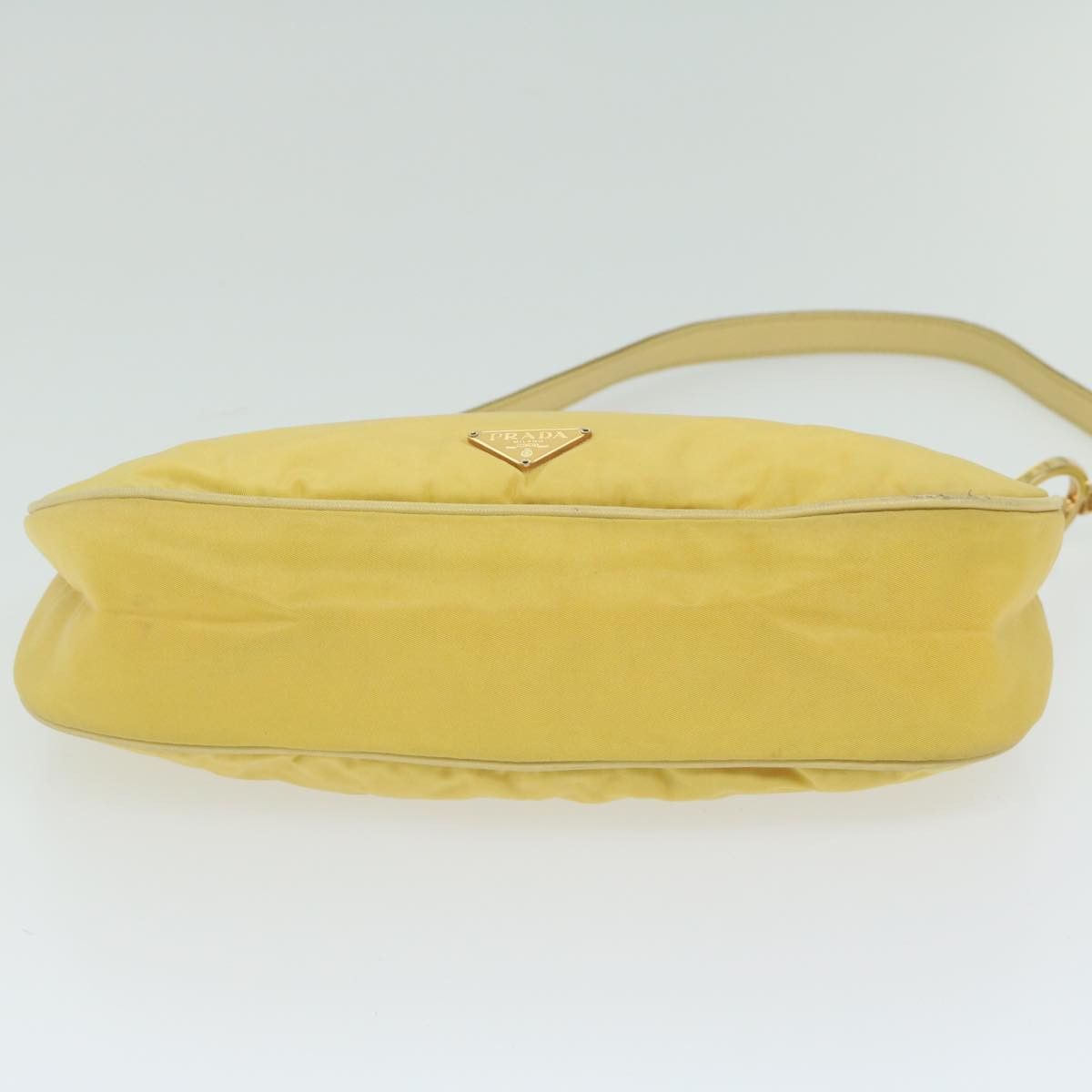 Prada Tessuto Yellow Synthetic Shoulder Bag (Pre-Owned) Size ONE SIZE - 3 Thumbnail