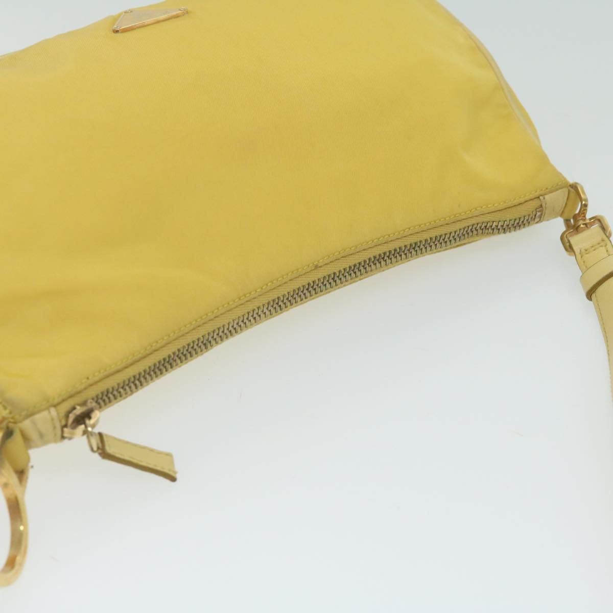 Prada Tessuto Yellow Synthetic Shoulder Bag (Pre-Owned) Size ONE SIZE - 11 Thumbnail