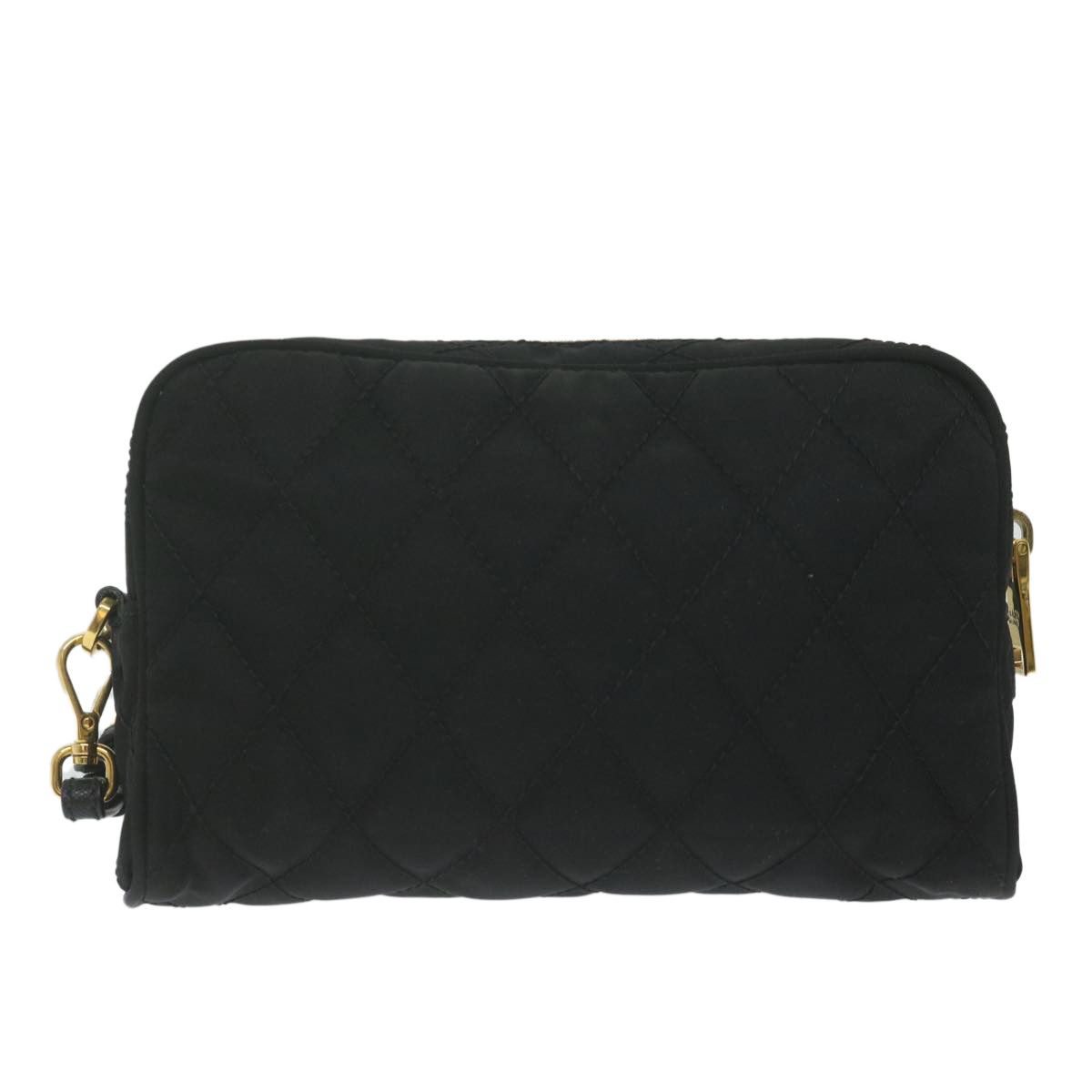 Prada Tessuto Black Synthetic Clutch Bag (Pre-Owned) Size ONE SIZE - 2 Thumbnail