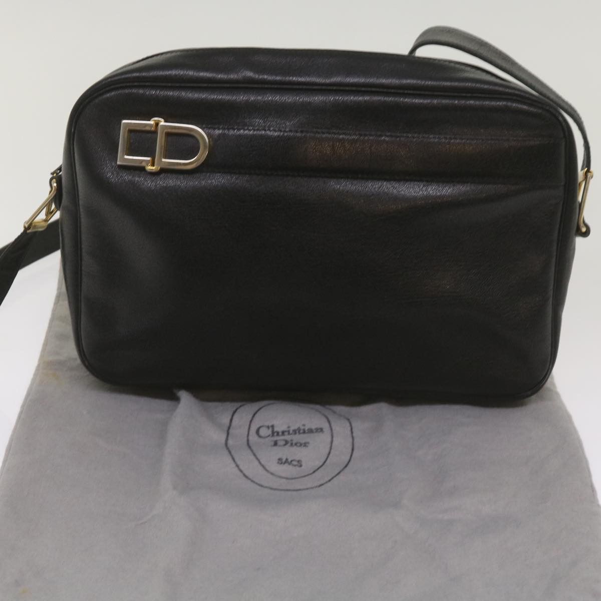 Dior Black Leather Shoulder Bag (Pre-Owned) Size ONE SIZE - 8 Thumbnail