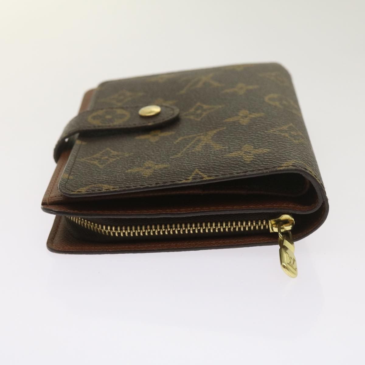 Louis Vuitton Porte Papier Zip Brown Canvas Wallet (Pre-Owned) Size ONE SIZE - 9 Thumbnail