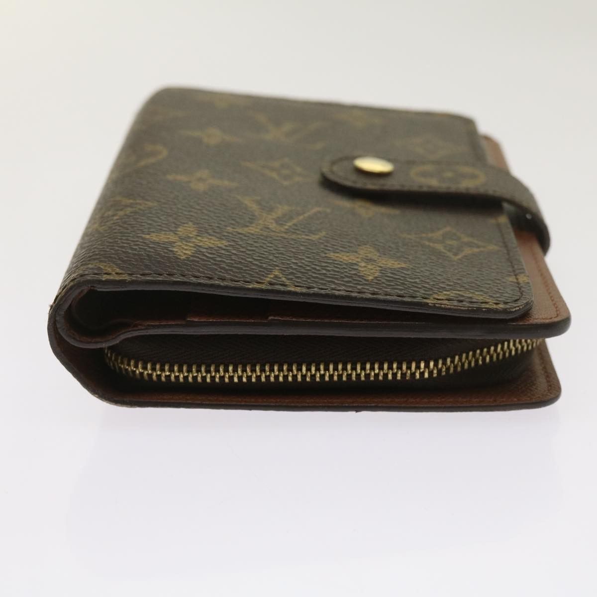 Louis Vuitton Porte Papier Zip Brown Canvas Wallet (Pre-Owned) Size ONE SIZE - 10 Thumbnail