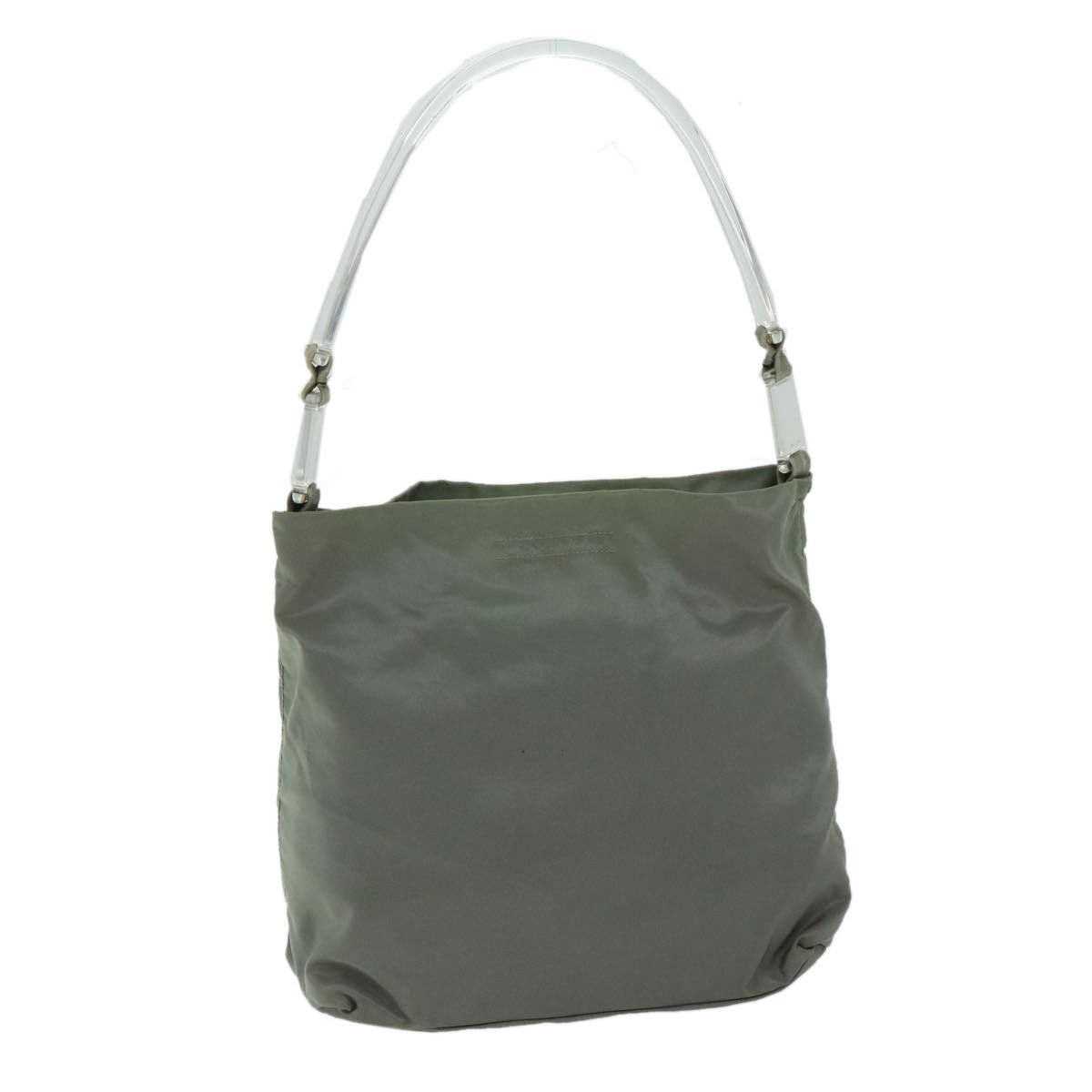 Prada Tessuto Khaki Canvas Shoulder Bag (Pre-Owned) Size ONE SIZE - 10 Thumbnail