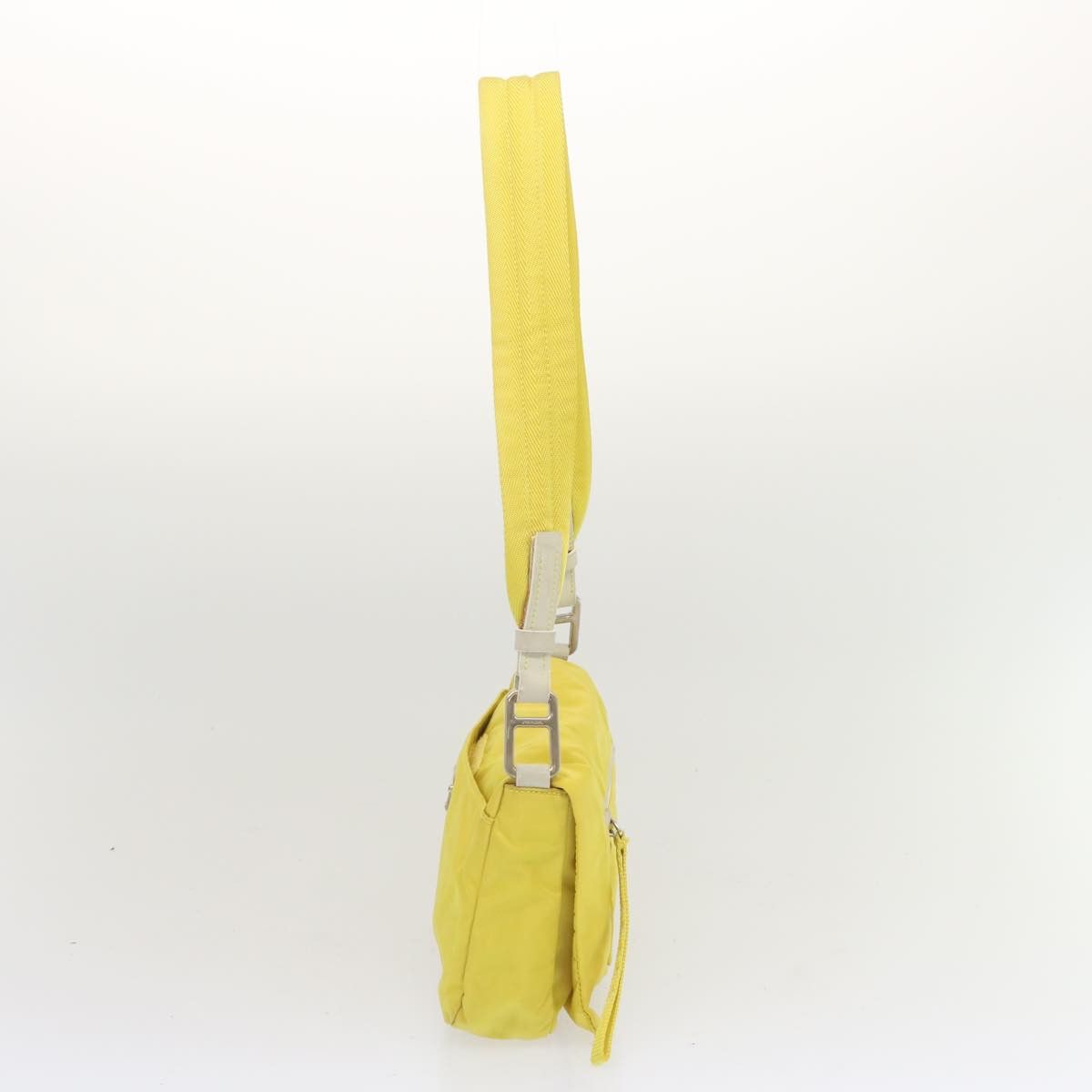 Prada Tessuto Yellow Synthetic Shoulder Bag (Pre-Owned) Size ONE SIZE - 13 Thumbnail