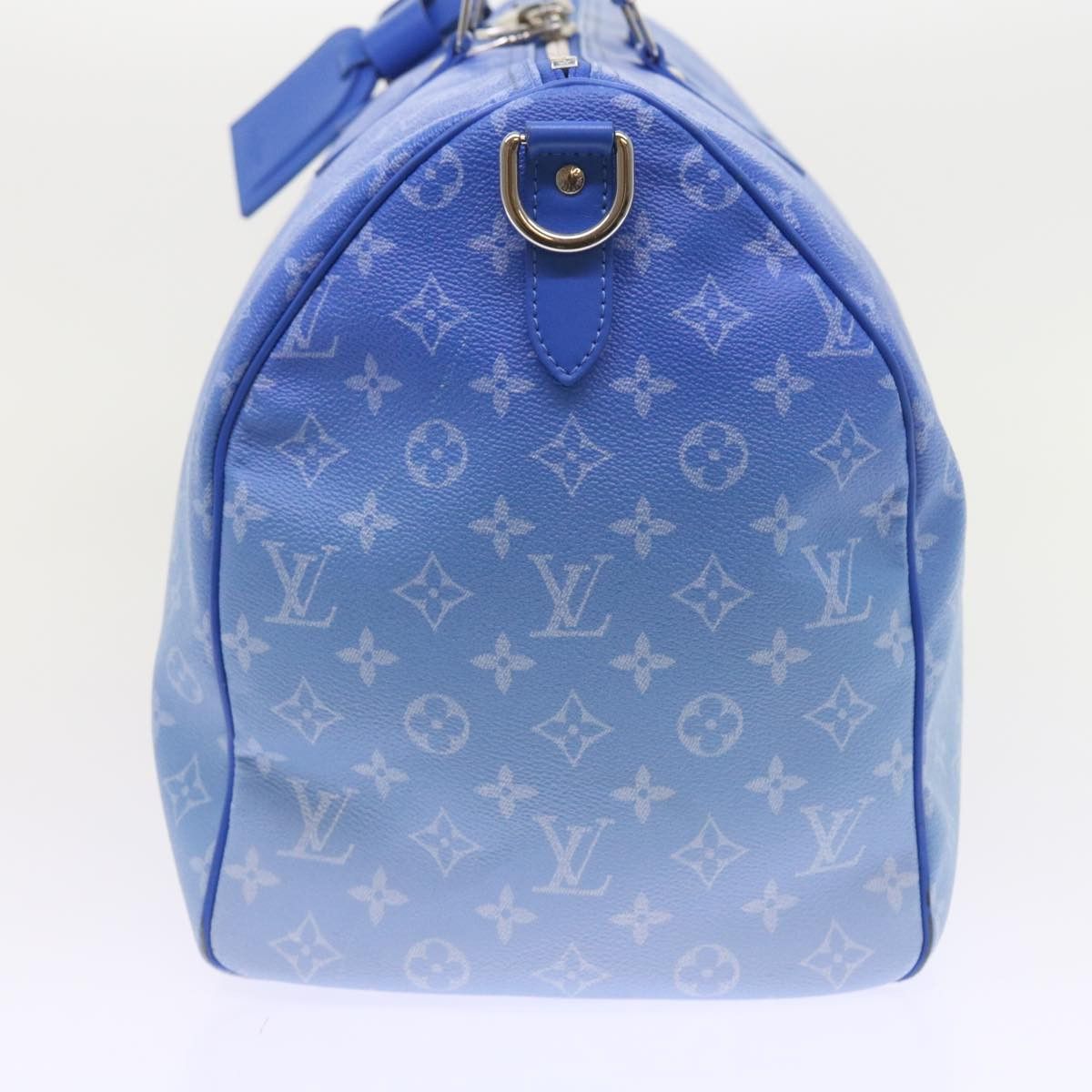 Louis Vuitton Keepall Bandouliere 50 Blue Canvas Travel Bag (Pre-Owned) Size ONE SIZE - 11 Thumbnail