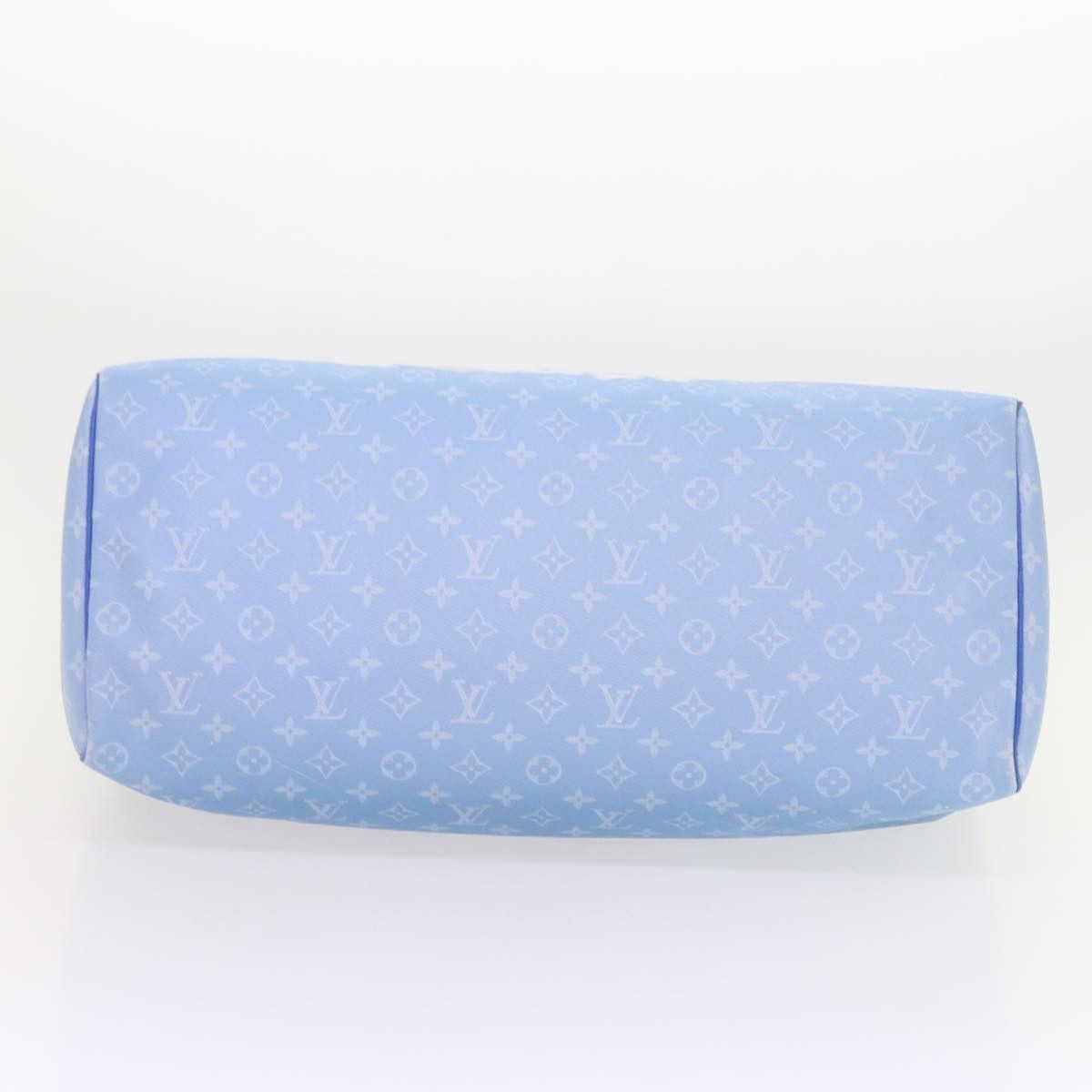 Louis Vuitton Keepall Bandouliere 50 Blue Canvas Travel Bag (Pre-Owned) Size ONE SIZE - 3 Thumbnail