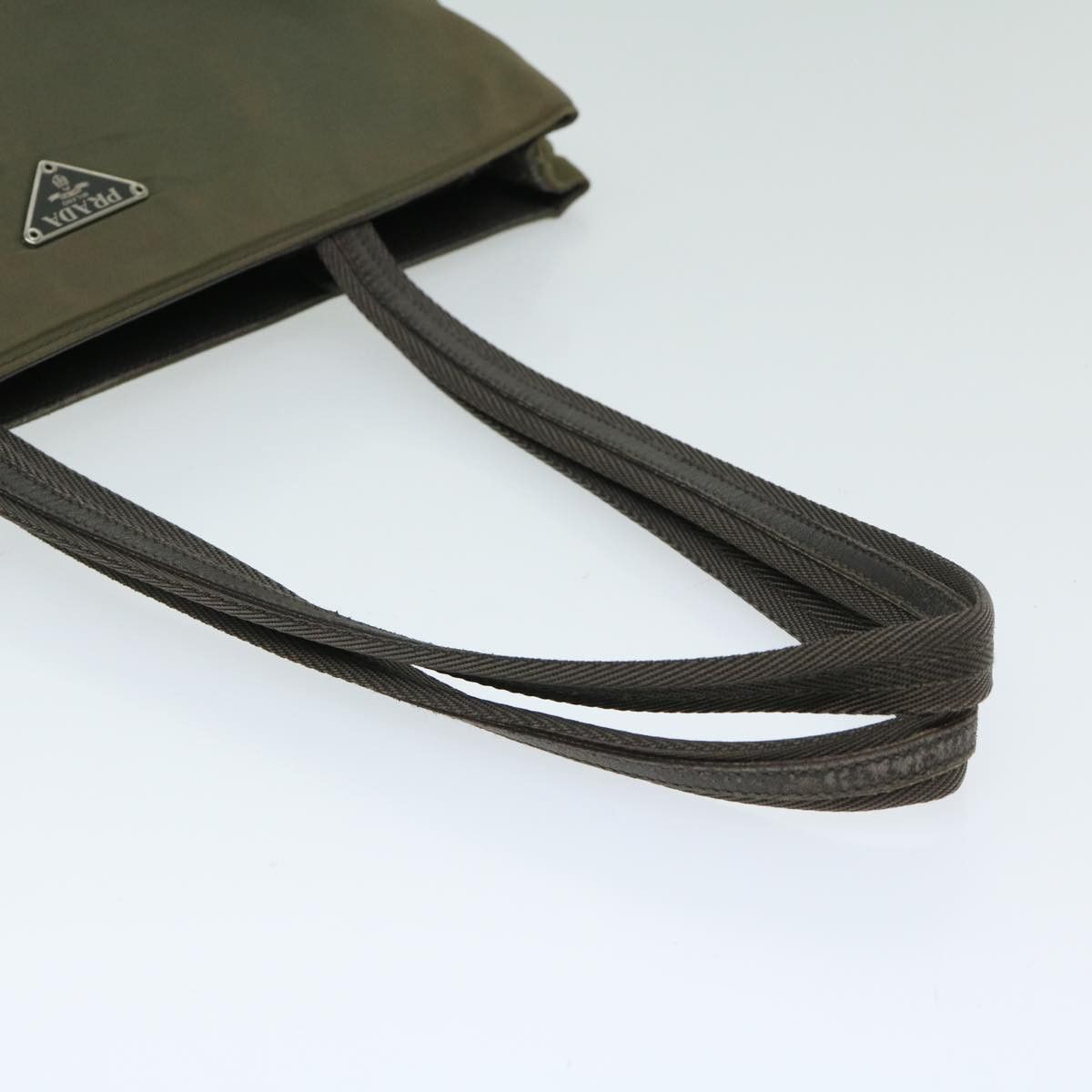 Prada Tessuto Khaki Synthetic Tote Bag (Pre-Owned) Size ONE SIZE - 12 Thumbnail