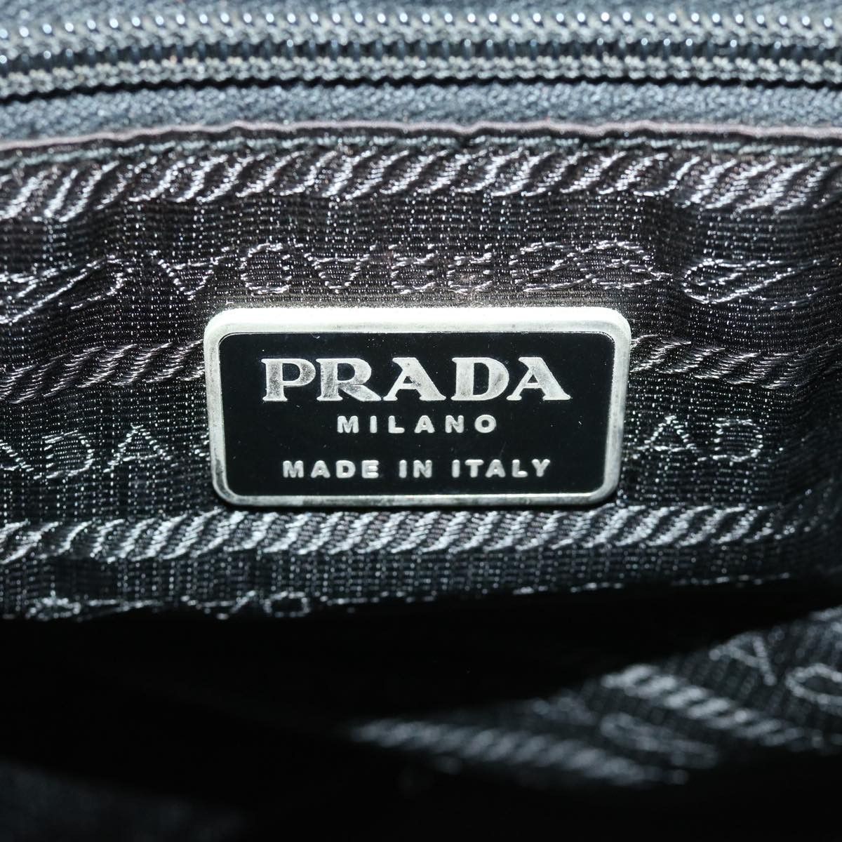 Prada Tessuto Khaki Synthetic Tote Bag (Pre-Owned) Size ONE SIZE - 9 Thumbnail