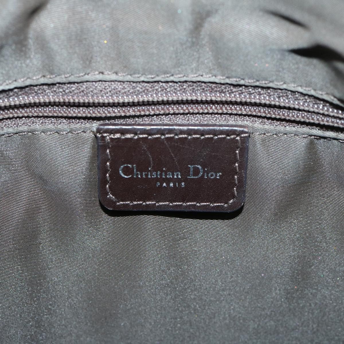 Dior Trotter Brown Canvas Handbag (Pre-Owned) Size ONE SIZE - 8 Thumbnail