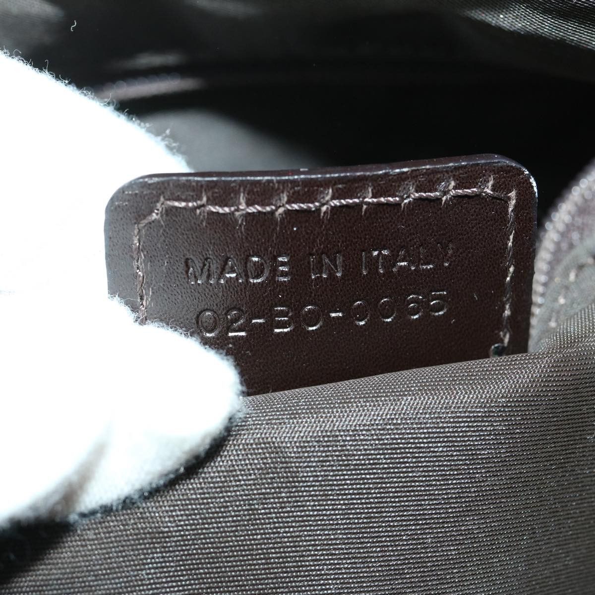 Dior Trotter Brown Canvas Handbag (Pre-Owned) Size ONE SIZE - 6 Thumbnail