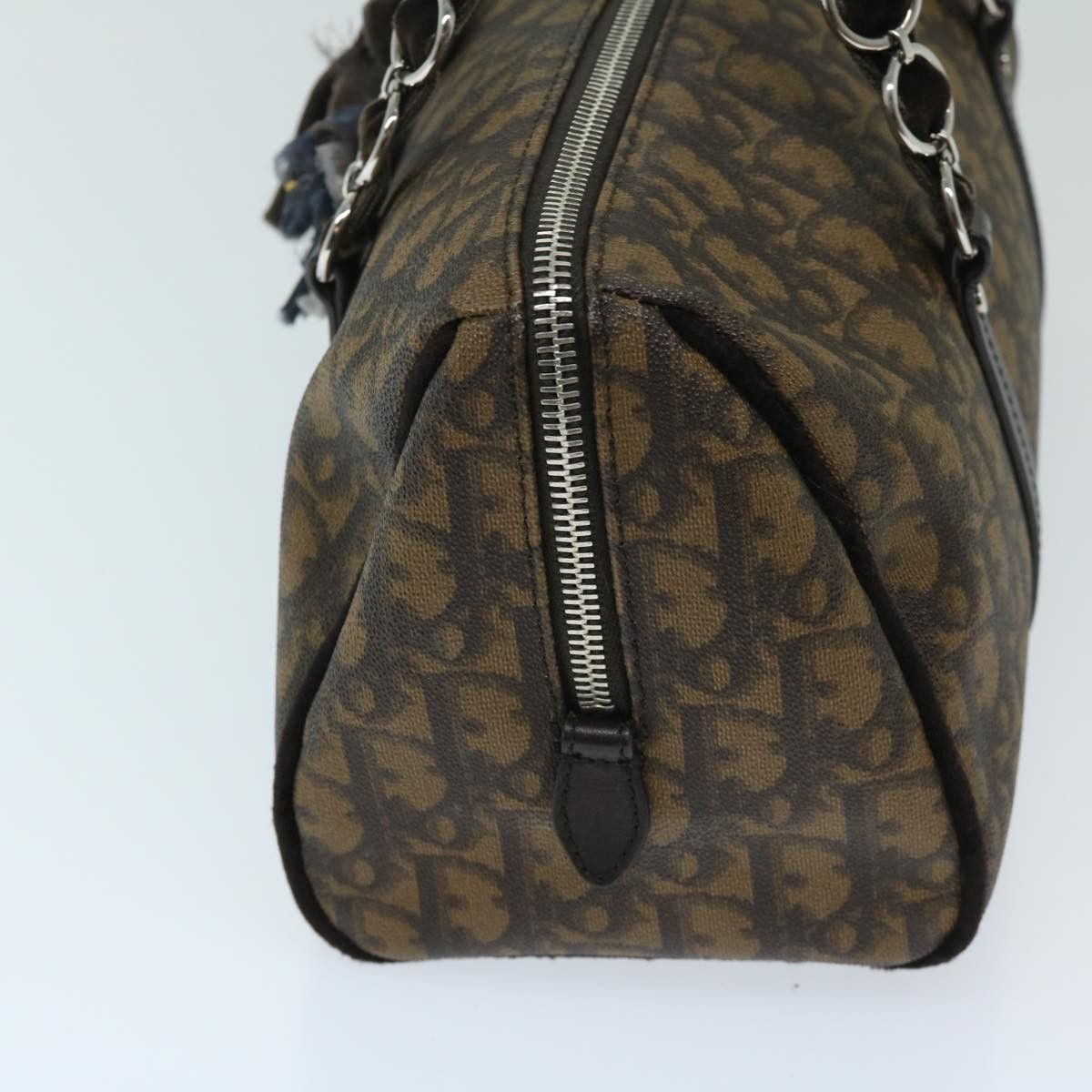 Dior Trotter Brown Canvas Handbag (Pre-Owned) Size ONE SIZE - 12 Thumbnail