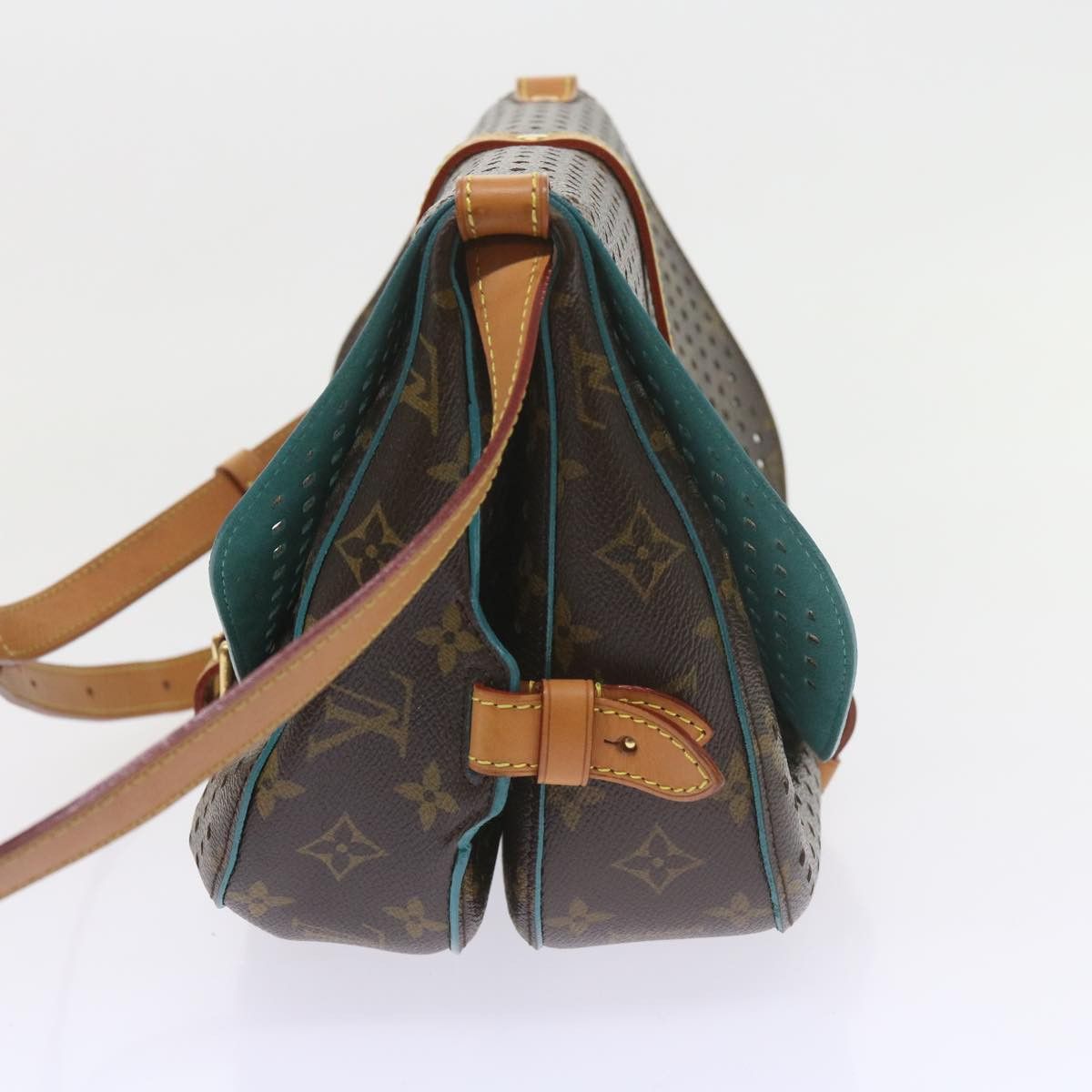 Louis Vuitton Saumur Brown Canvas Shoulder Bag (Pre-Owned) Size ONE SIZE - 9 Thumbnail