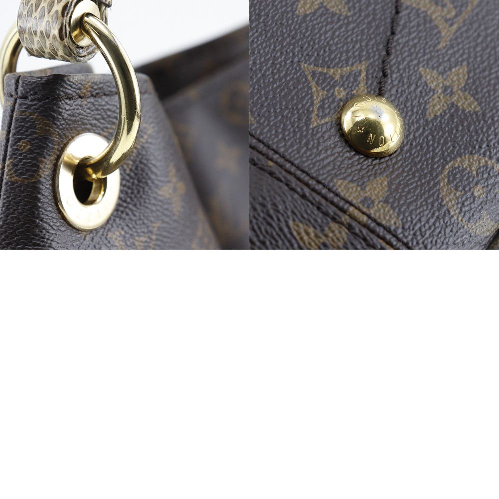 Louis Vuitton Artsy Brown Canvas Shoulder Bag (Pre-Owned) Size ONE SIZE - 9 Thumbnail