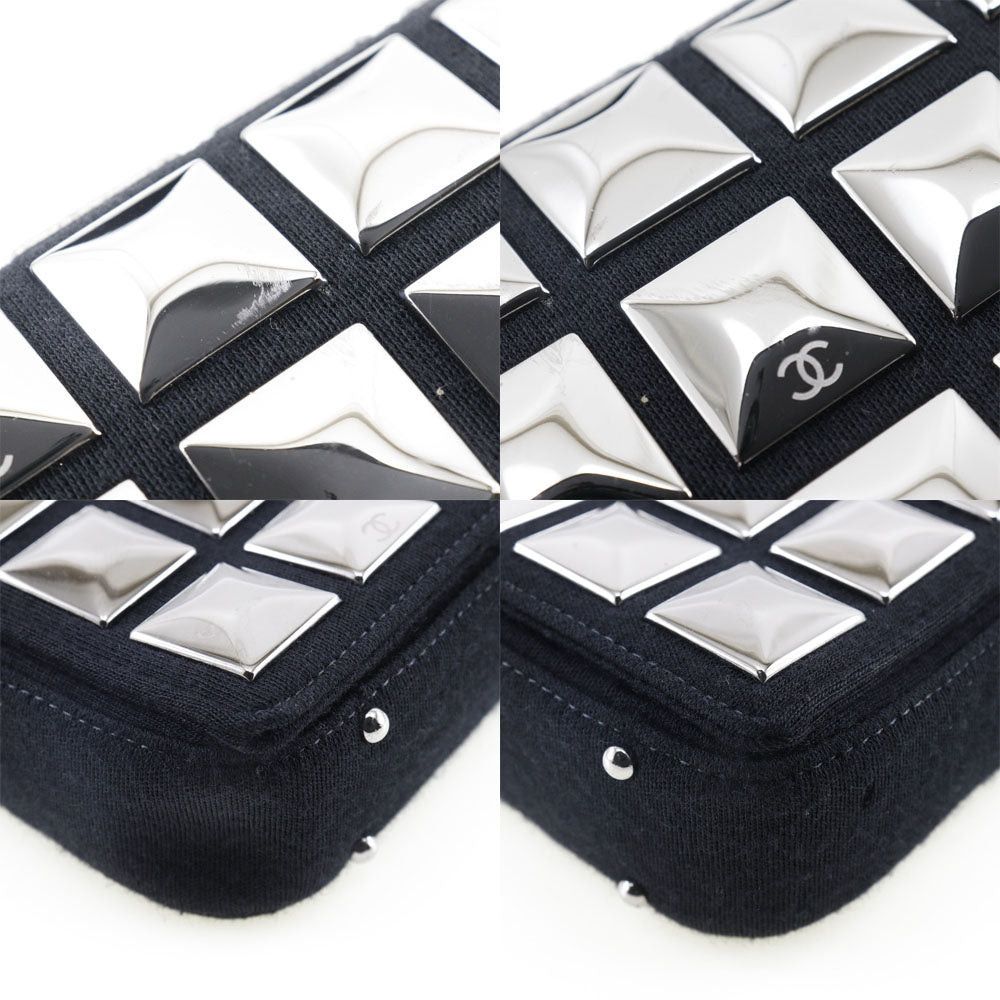 Chanel Chocolate Bar Black Cotton Shoulder Bag (Pre-Owned) Size ONE SIZE - 8 Thumbnail