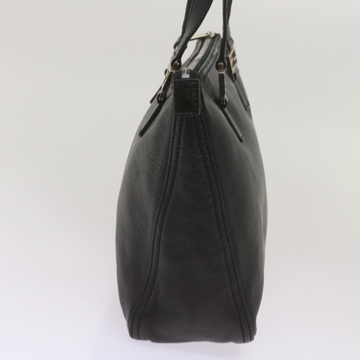Fendi -- Black Leather Handbag (Pre-Owned) Size ONE SIZE - 13 Thumbnail