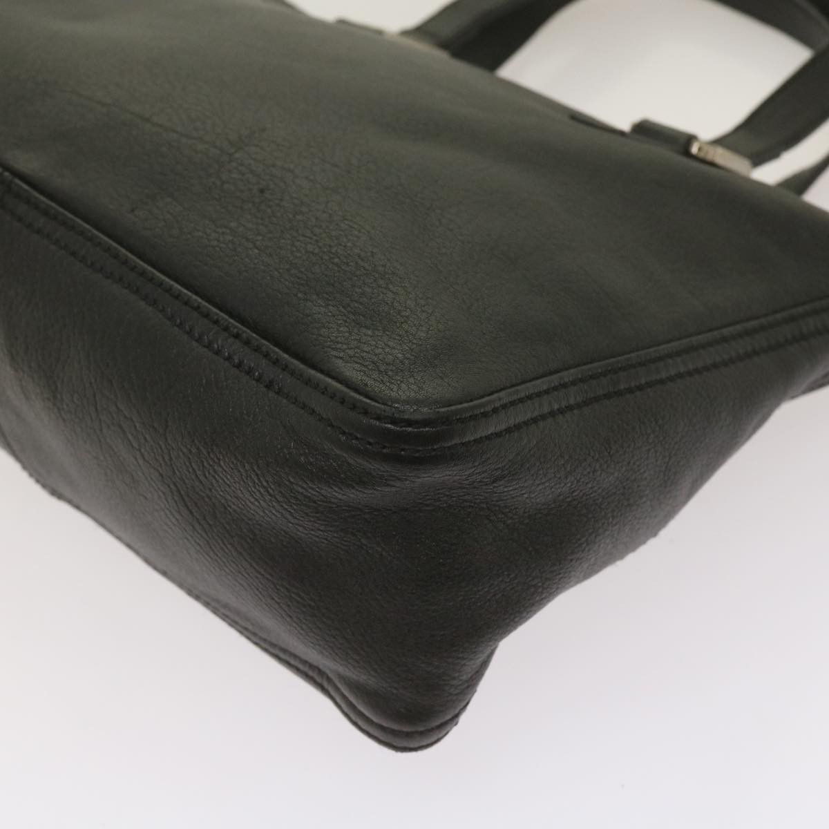Fendi -- Black Leather Handbag (Pre-Owned) Size ONE SIZE - 11 Thumbnail