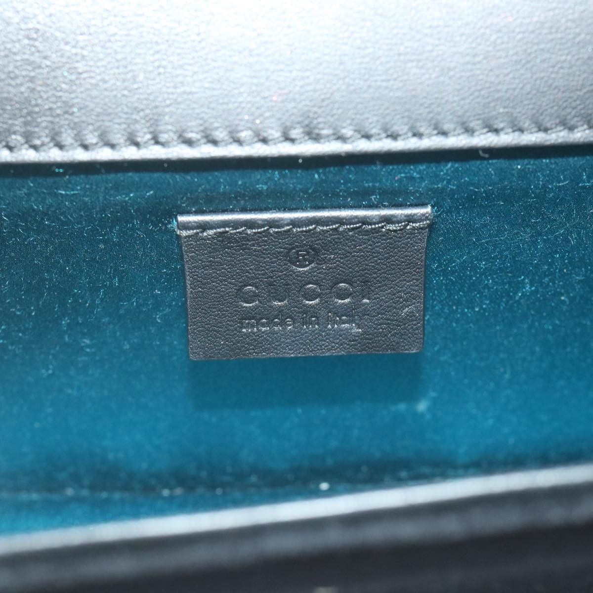 Gucci -- Black Velvet Shoulder Bag (Pre-Owned) Size ONE SIZE - 9 Thumbnail