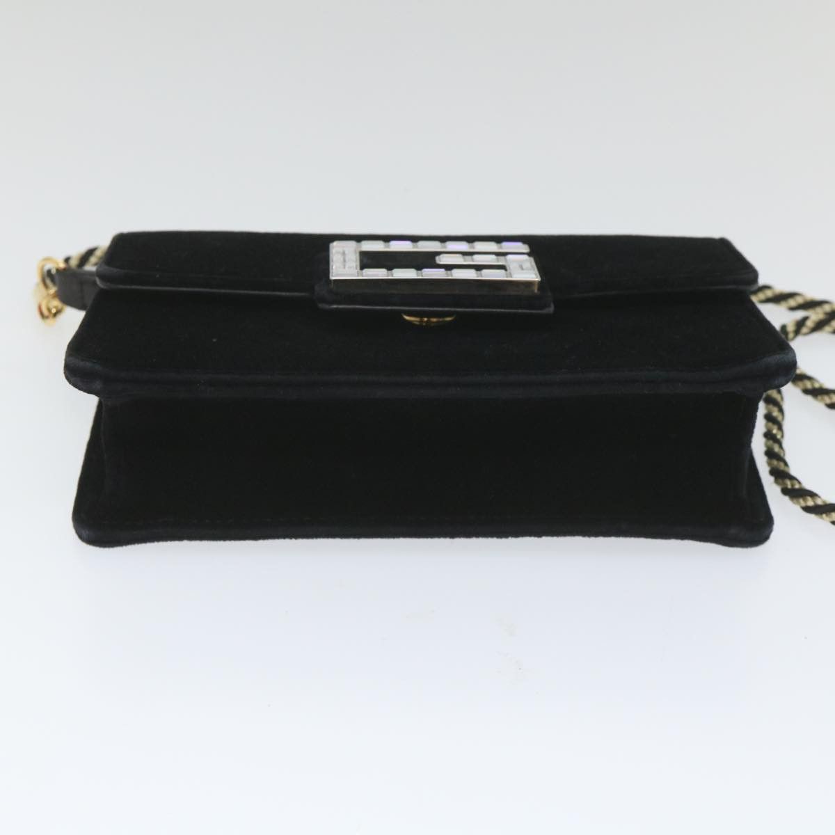 Gucci -- Black Velvet Shoulder Bag (Pre-Owned) Size ONE SIZE - 3 Thumbnail