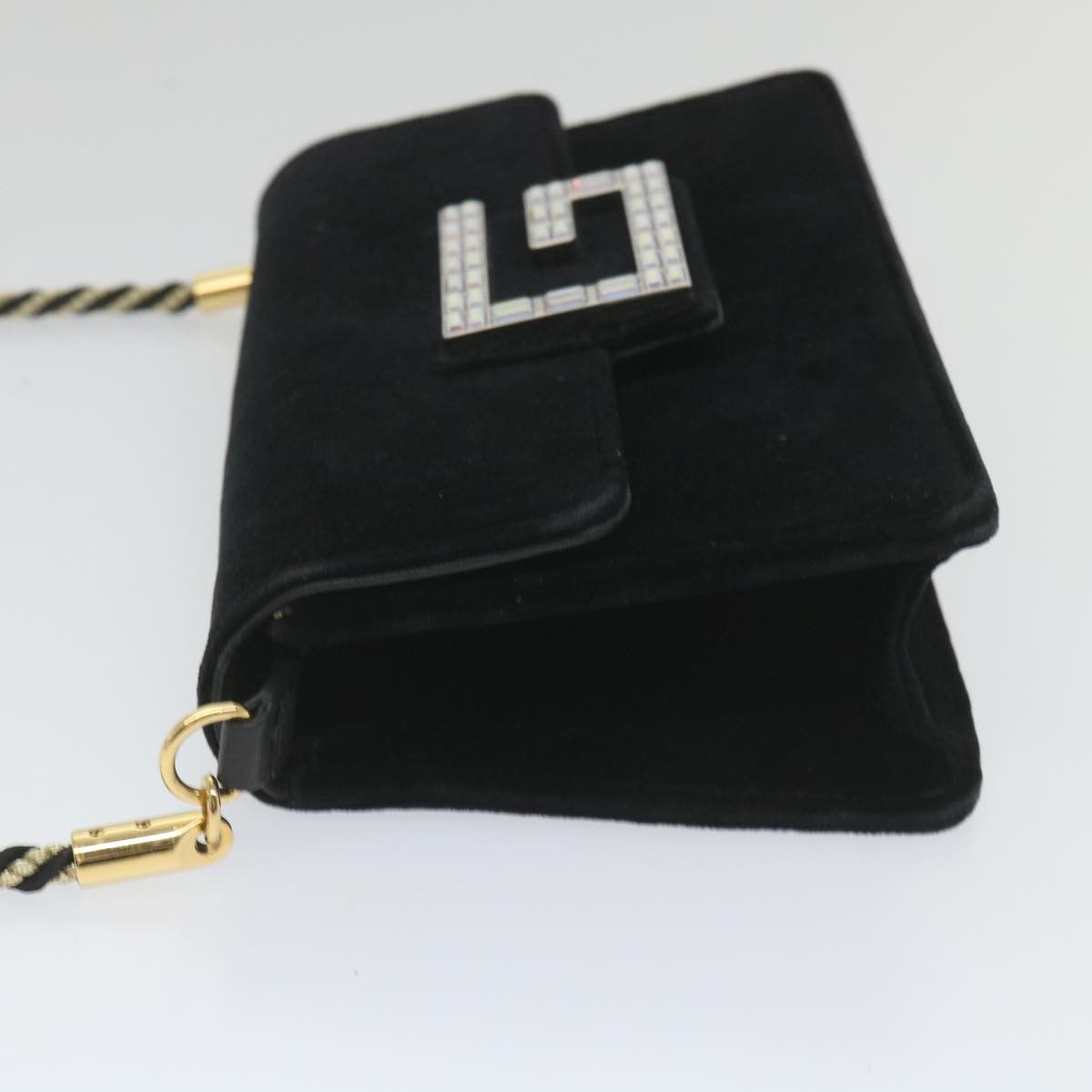 Gucci -- Black Velvet Shoulder Bag (Pre-Owned) Size ONE SIZE - 11 Thumbnail