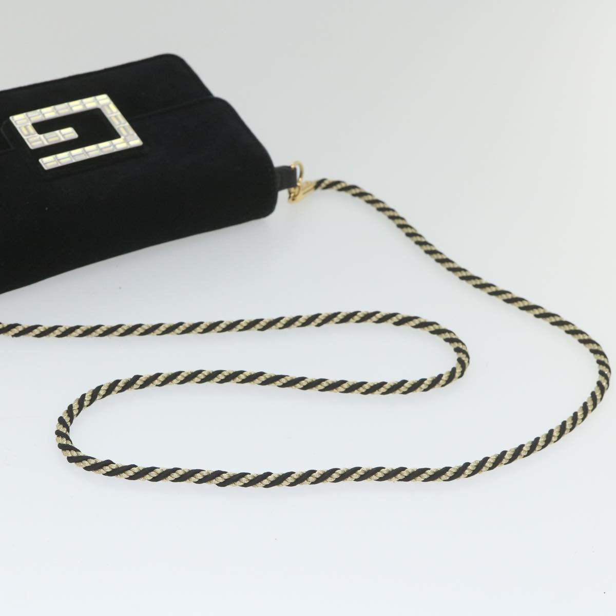 Gucci -- Black Velvet Shoulder Bag (Pre-Owned) Size ONE SIZE - 13 Thumbnail
