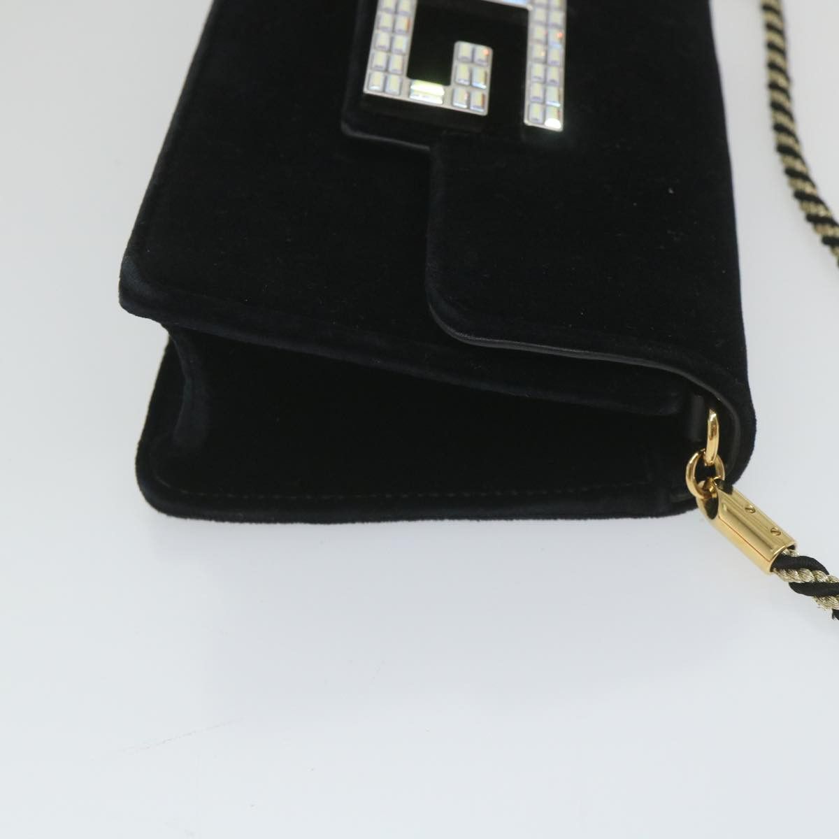 Gucci -- Black Velvet Shoulder Bag (Pre-Owned) Size ONE SIZE - 12 Thumbnail