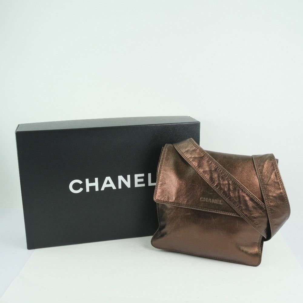Chanel Brown Leather Shoulder Bag (Pre-Owned) Size ONE SIZE - 6 Thumbnail