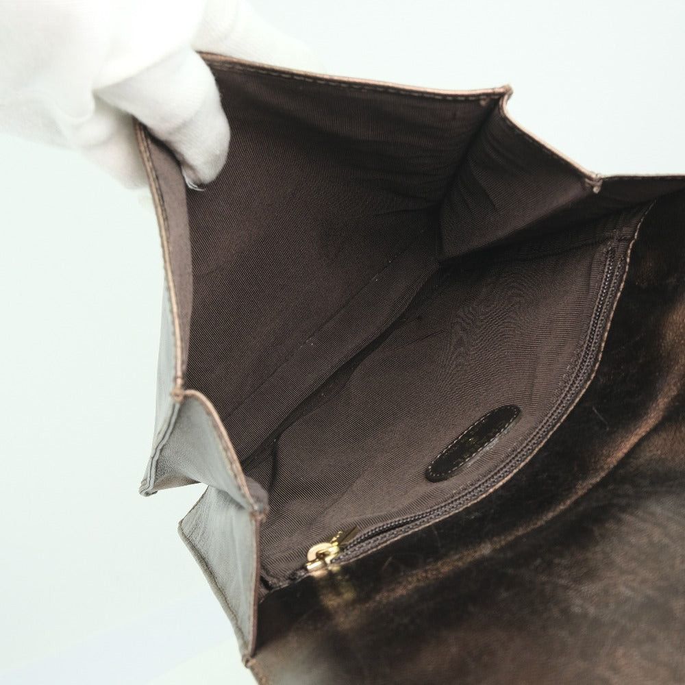 Chanel Brown Leather Shoulder Bag (Pre-Owned) Size ONE SIZE - 5 Thumbnail