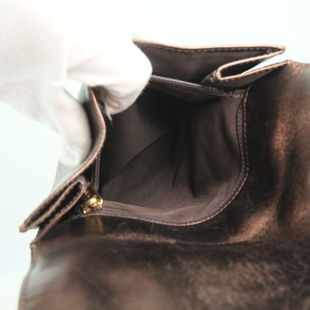 Chanel Brown Leather Shoulder Bag (Pre-Owned) Size ONE SIZE - 8 Thumbnail