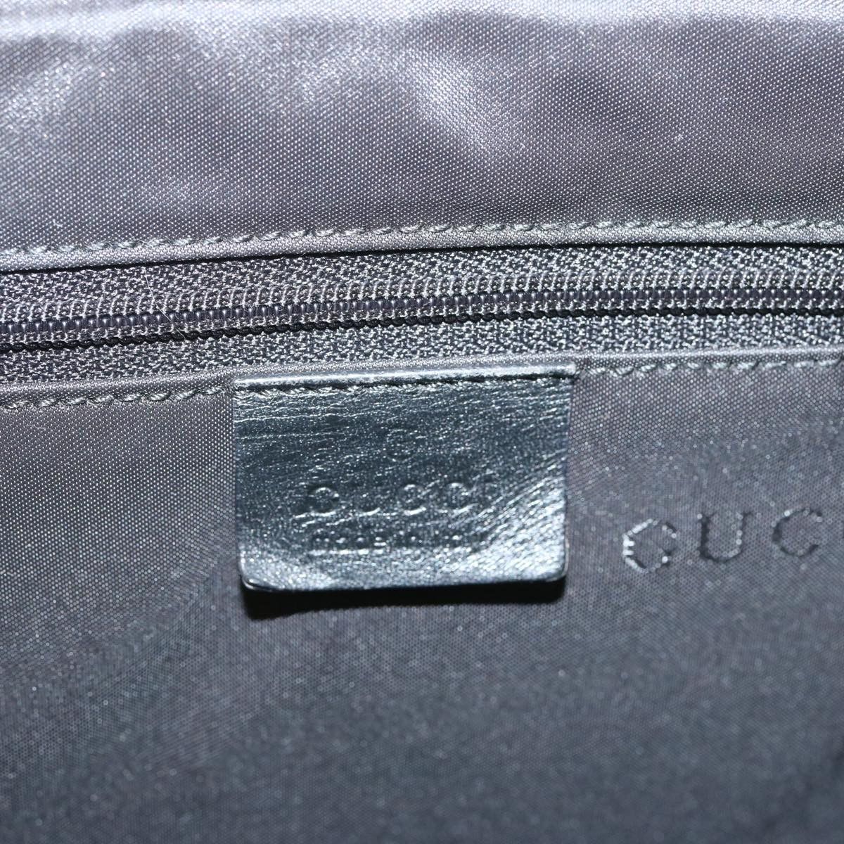 Gucci Jackie Black Canvas Handbag (Pre-Owned) Size ONE SIZE - 9 Thumbnail