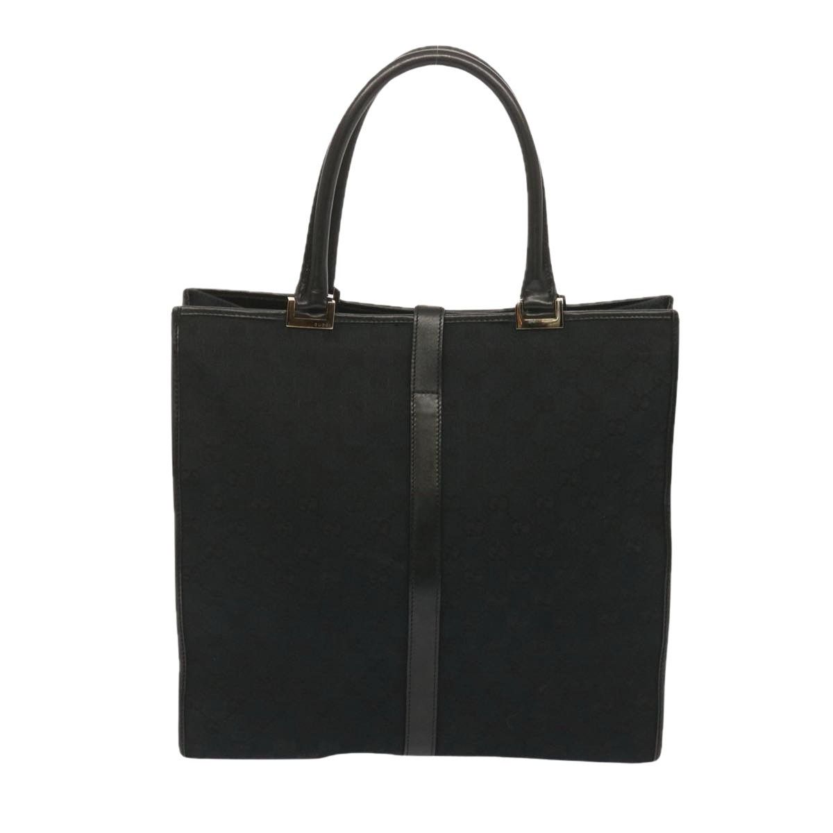 Gucci Jackie Black Canvas Handbag (Pre-Owned) Size ONE SIZE - 2 Thumbnail