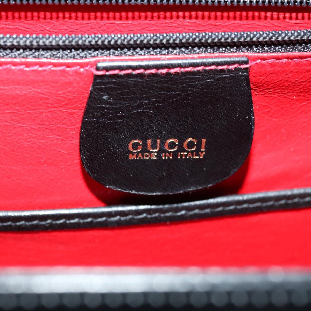Gucci Bamboo Black Leather Handbag (Pre-Owned) Size ONE SIZE - 8 Thumbnail