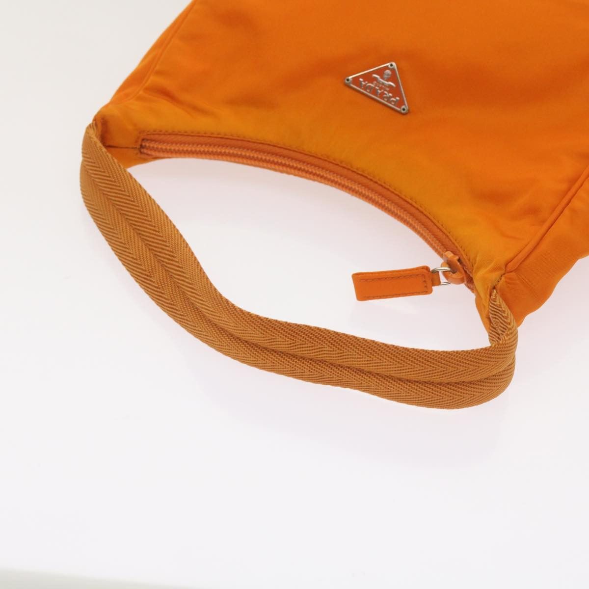 Prada Tessuto Orange Synthetic Handbag (Pre-Owned) Size ONE SIZE - 12 Thumbnail