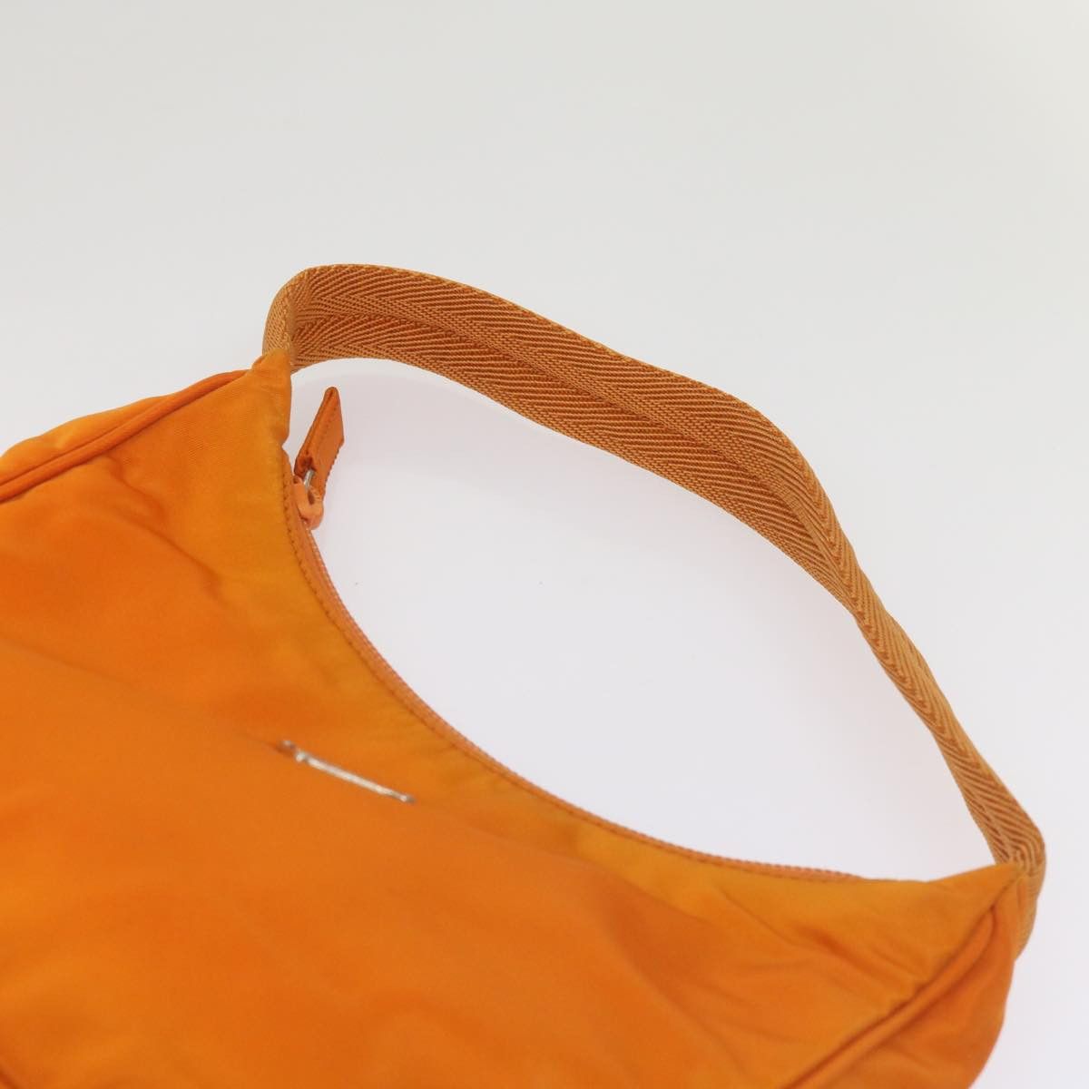 Prada Tessuto Orange Synthetic Handbag (Pre-Owned) Size ONE SIZE - 13 Thumbnail