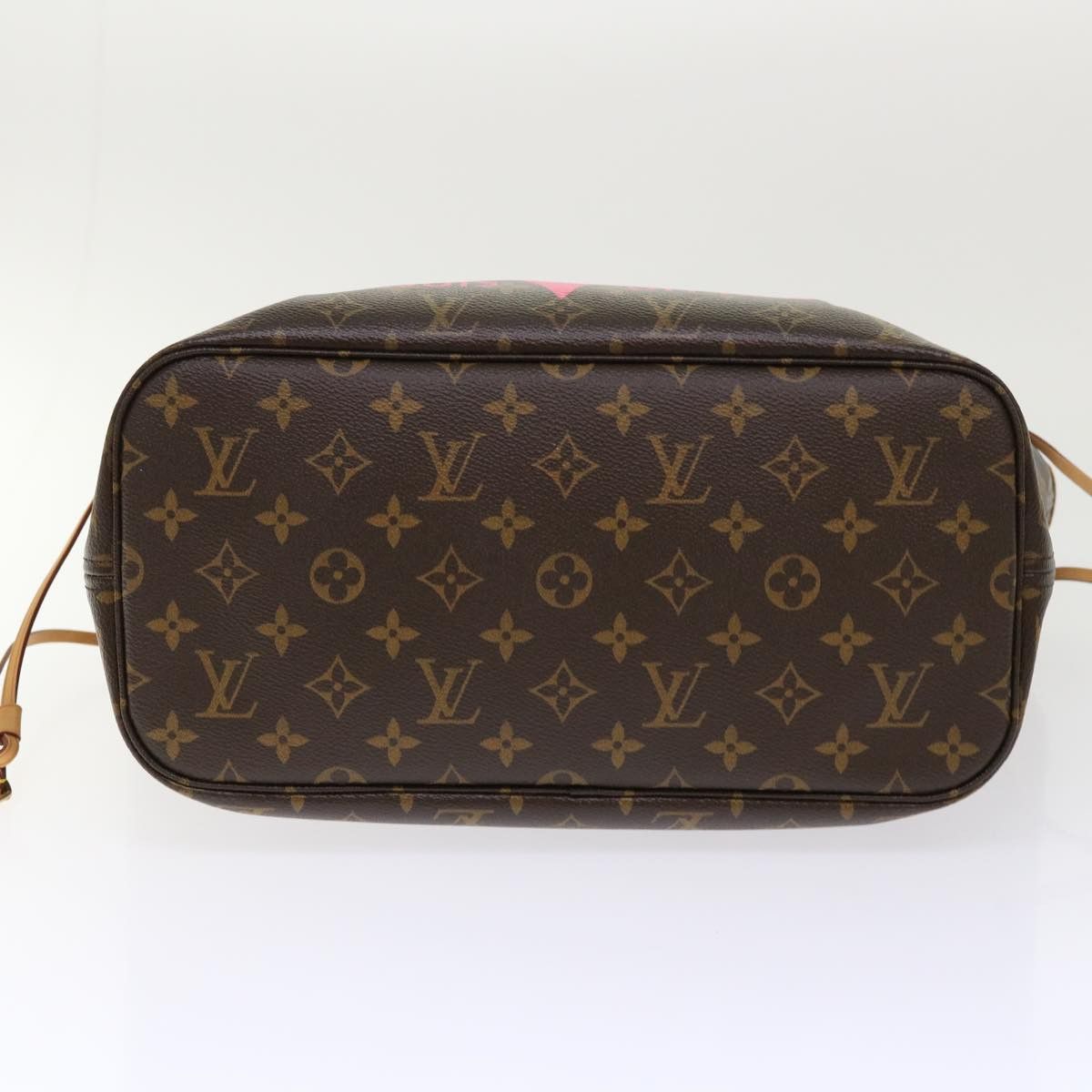Louis Vuitton Neverfull Mm Brown Canvas Tote Bag (Pre-Owned) Size ONE SIZE - 3 Thumbnail